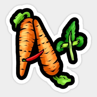 Veggies Will get You An A Plus If You Are Vegetarian Or Vegan Sticker